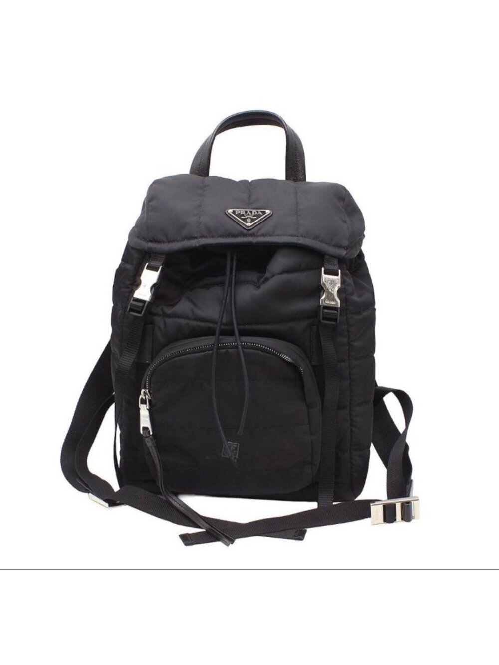 Prada Tessuto Bomber Quilted Nylon Backpack